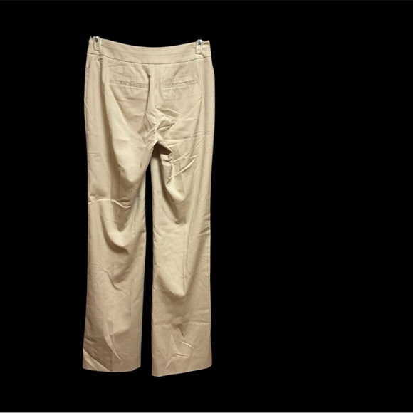 WHITE HOUSE BLACK MARKET CREAM COLORED SLACKS SIZE 2R GENTLY WORN - Picture 2 of 3